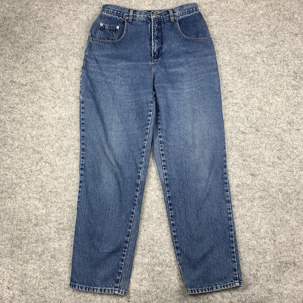 Vintage Womens B.U.M. Equipment Blue Jeans Size 13 Loose Fit Mom 084DNMH